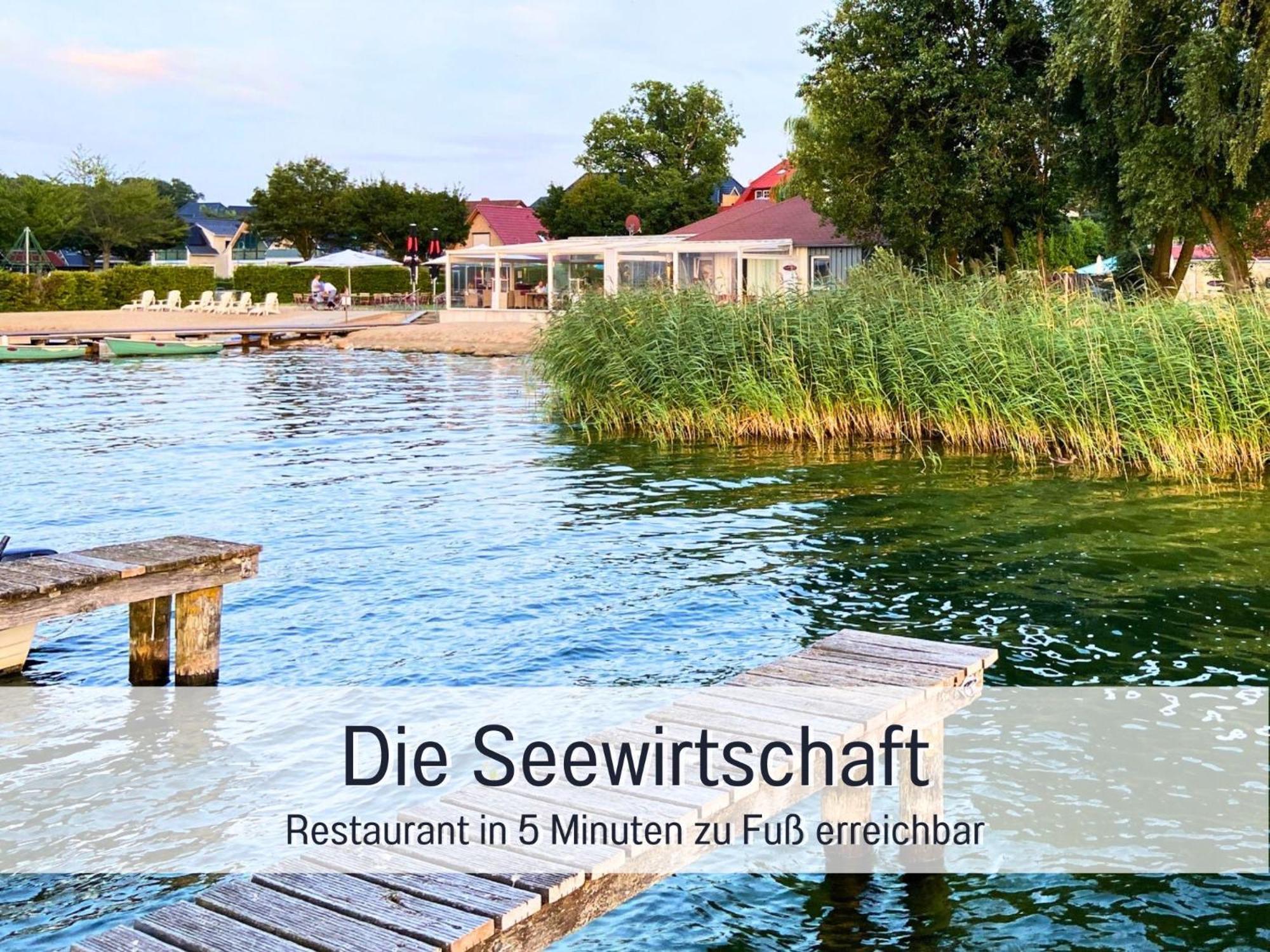 Strandhaus Mathea - Ruhige Lage Direkt Am Fleesensee - Parkplatz, Kamin, Sauna - Familienfreundlich Unter Göhren Buitenkant foto