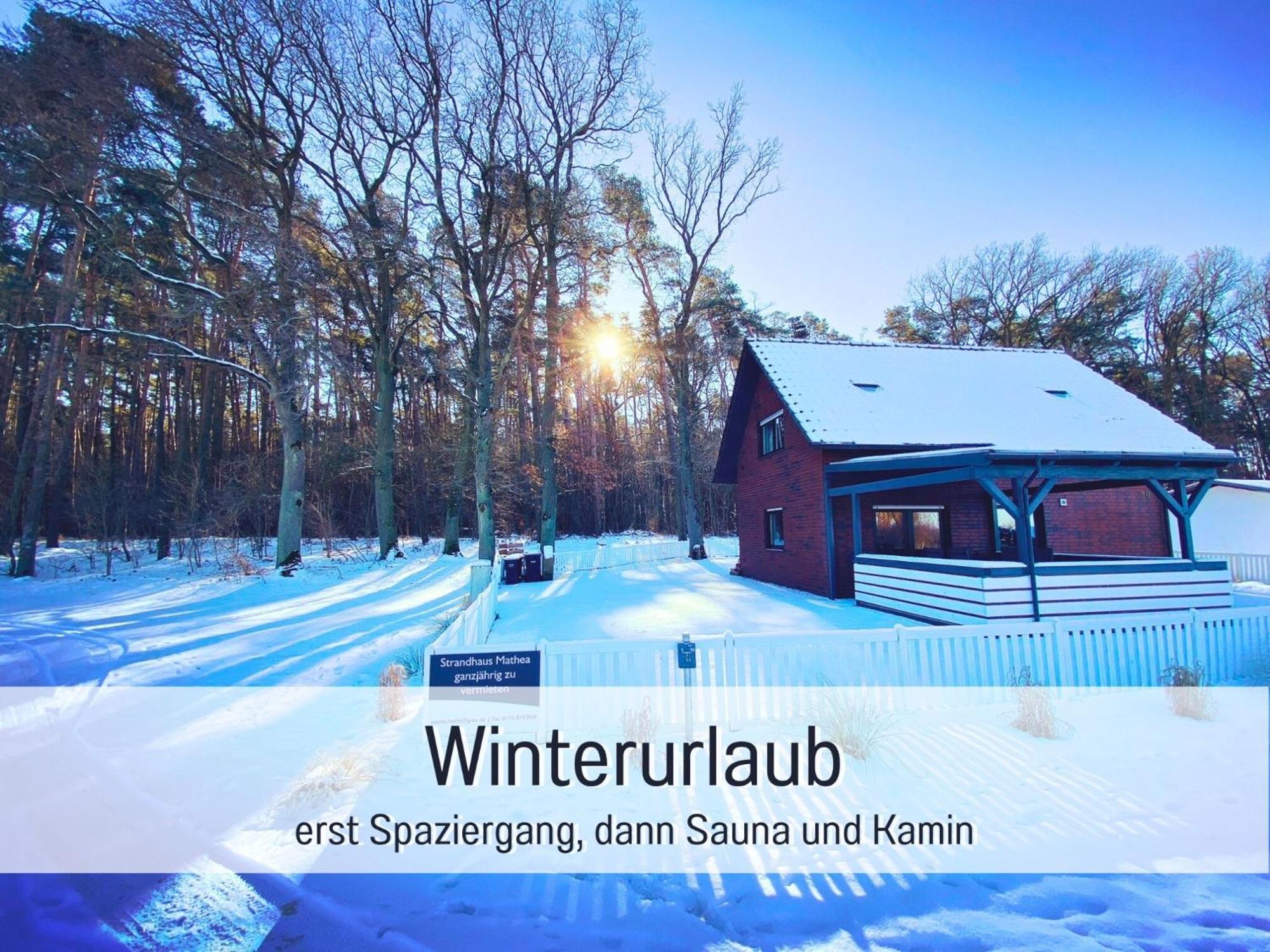 Strandhaus Mathea - Ruhige Lage Direkt Am Fleesensee - Parkplatz, Kamin, Sauna - Familienfreundlich Unter Göhren Buitenkant foto