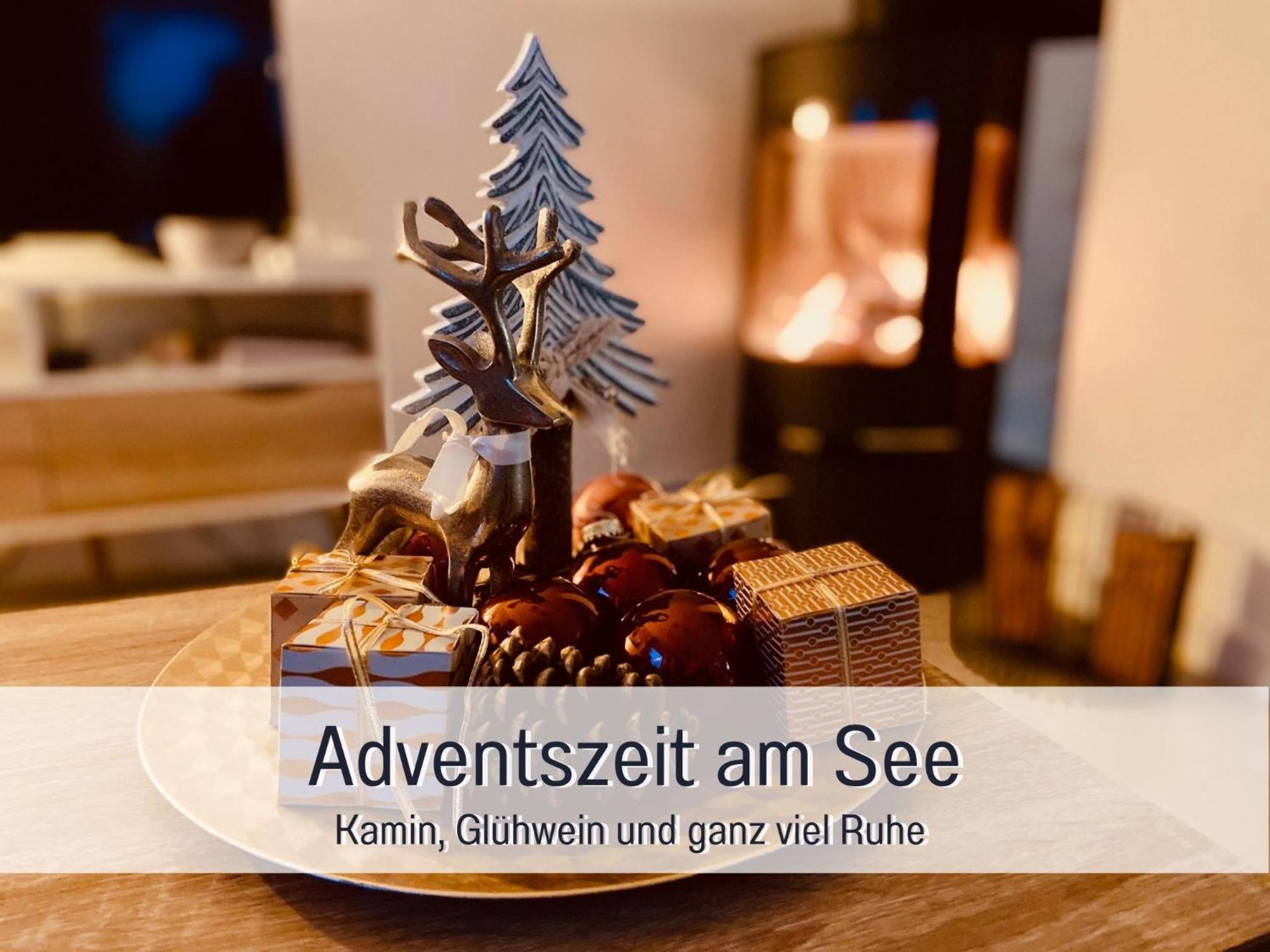 Strandhaus Mathea - Ruhige Lage Direkt Am Fleesensee - Parkplatz, Kamin, Sauna - Familienfreundlich Unter Göhren Buitenkant foto