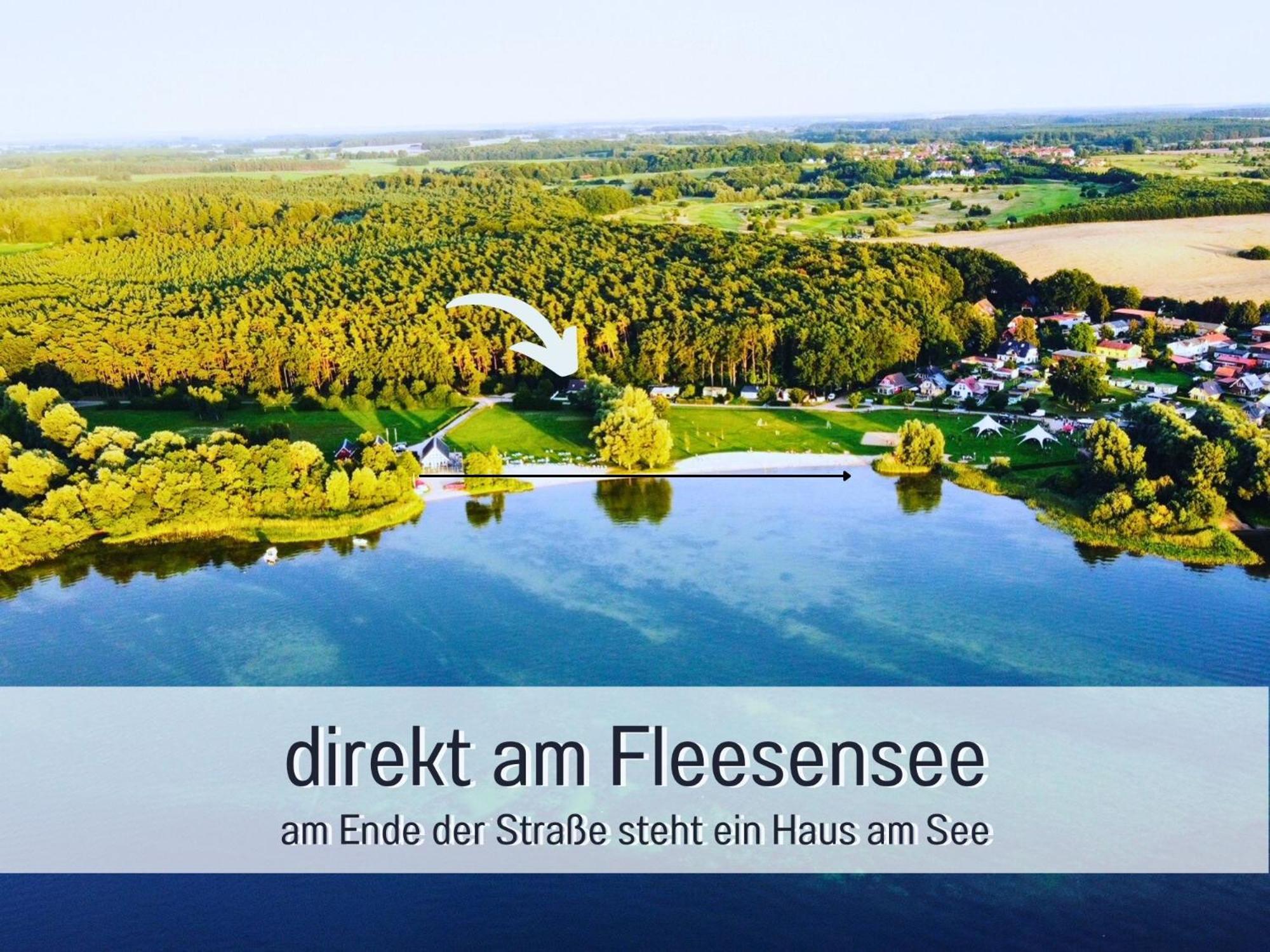 Strandhaus Mathea - Ruhige Lage Direkt Am Fleesensee - Parkplatz, Kamin, Sauna - Familienfreundlich Unter Göhren Buitenkant foto