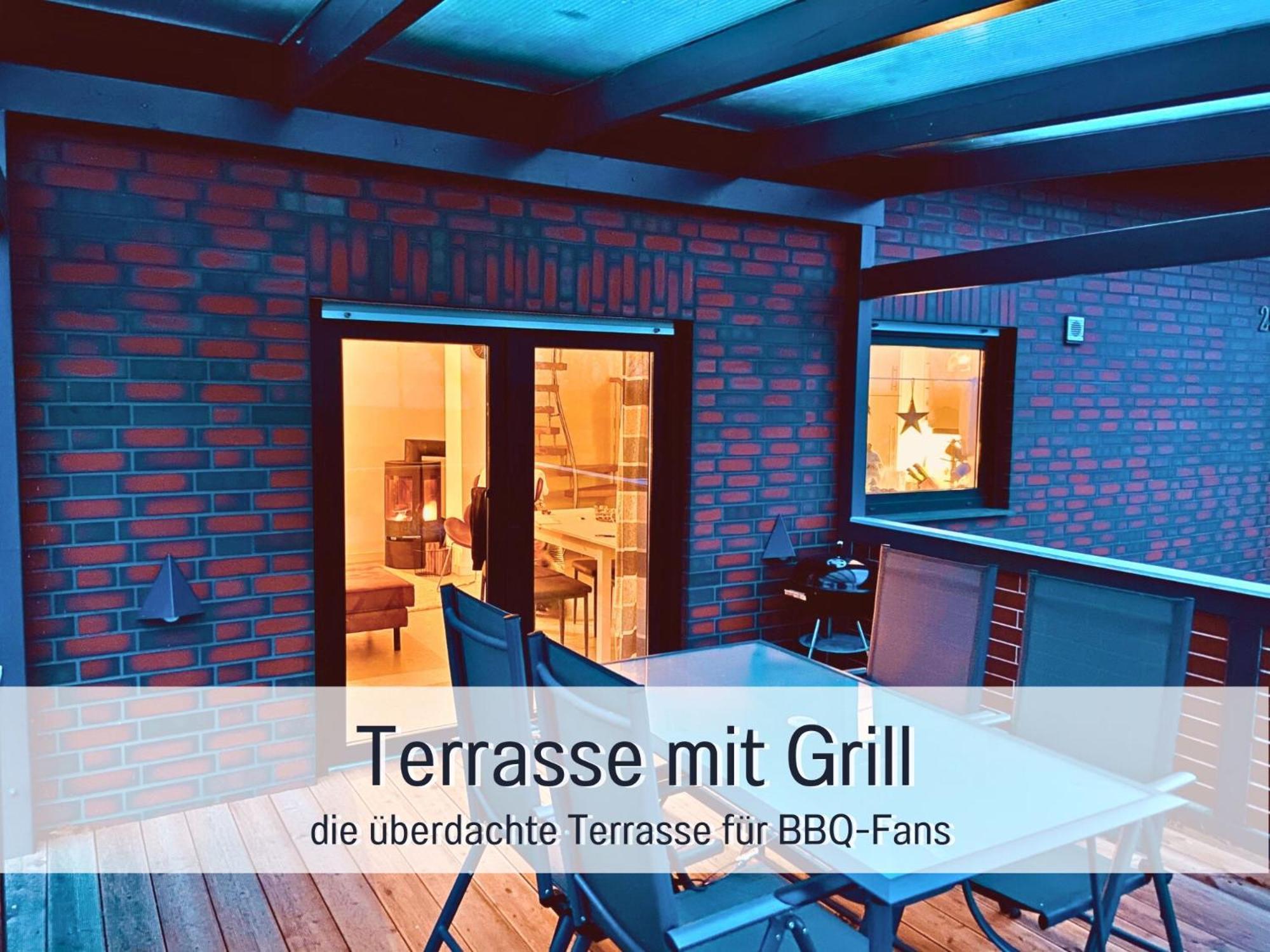 Strandhaus Mathea - Ruhige Lage Direkt Am Fleesensee - Parkplatz, Kamin, Sauna - Familienfreundlich Unter Göhren Buitenkant foto